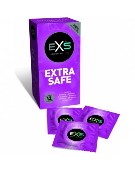 EXS EXTRA SAFE PRESERVATIVO NATURAL 12 PACK