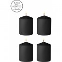 TEASE CANDLES - DISOBEDIENT SMELL - 4 PIECES - NEGRO