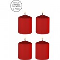 TEASE CANDLES - SINFUL SMELL - 4 PIECES - ROJO