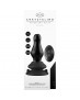 MISSY GLASS VIBRATOR WITH SUCTION CUP AND REMOTE RECARGABLE 10 VELOCIDADES NEGRO