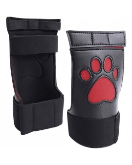 OUCH PUPPY PLAY - PUPPY PAW GUANTES NEOPRENO - ROJO