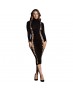 LE DESIR SHADE CARME XI DRESS WITH TURTLENECK ONE SIZE