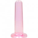 REALROCK - NON REALISTIC DILDO WITH SUCTION CUP - 5,3/ 13,5 CM - ROSA