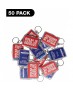 LLAVERO BREAK IN CASE OF EMERGENCY 50 PACK