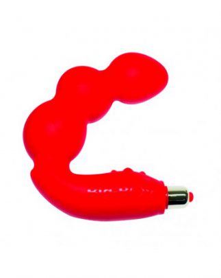 imagen vibrador estimulador punto p masculino 7 velocidades rojo